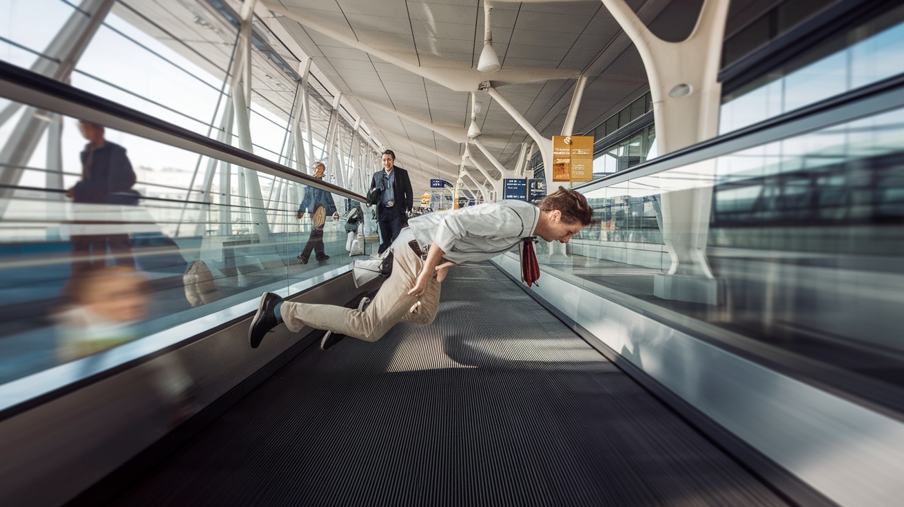 Forfait touristique : une chute inattendue causée par un tapis roulant à l’aéroport Paris – Charles-de-Gaulle